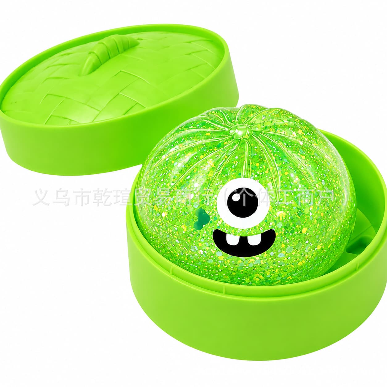 Cross-border Amazon Hot-Selling Halloween Simulation Steamed Bun Squeeze Toy Food Stress Relief Toy Bun 8.5CM Stress Relief Bun