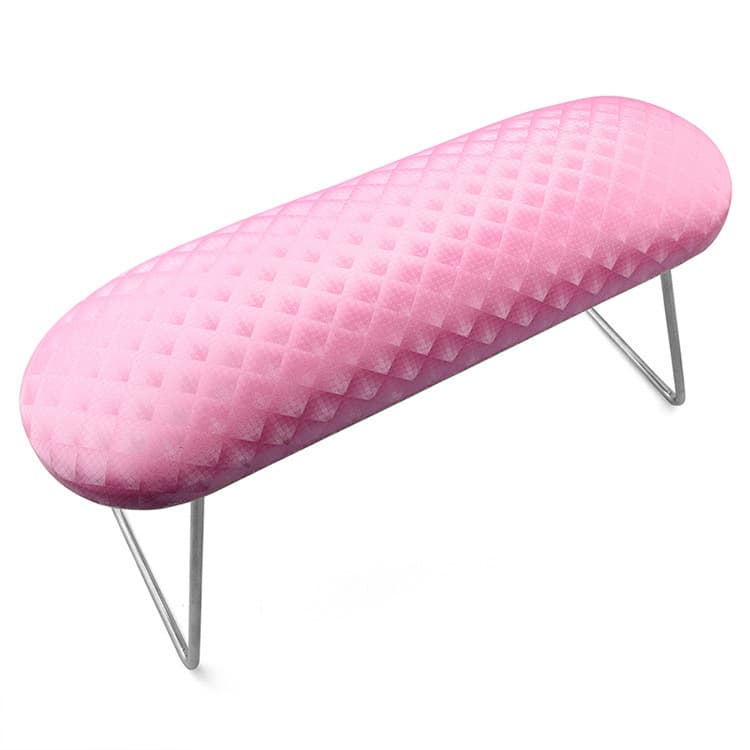 Nail Art Hand Rest PU Material Nail Makeup Tool UV Lamp Metal Stand Hand Rest Pillow Nail Salon Hand Rest Cushion