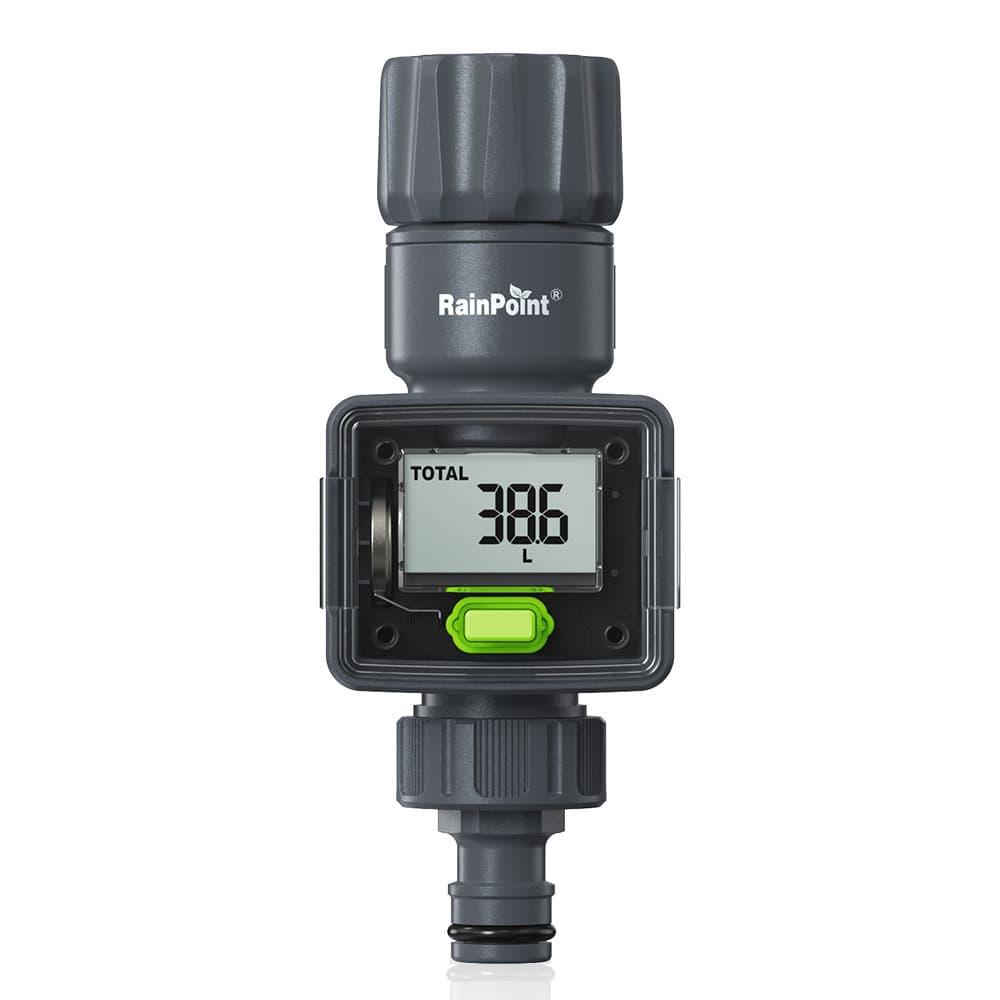Rainpoint Garden Irrigation System with Real-Time Water Flow Monitoring Feature for Easy Monitoring
