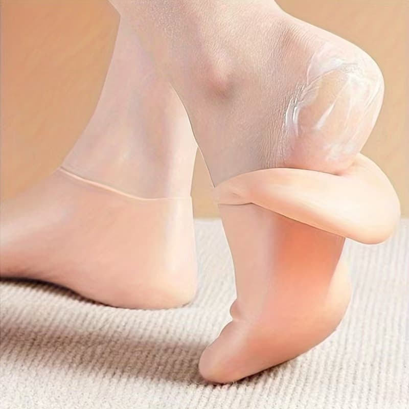 Silicone Protective Foot Sleeve Care Waterproof Soften Callus Cuticle Foot Cover Beach Socks Soft Protective Cover
