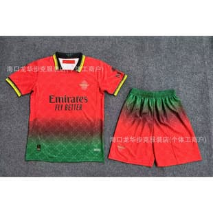 Football 24-25 Season Top Five League Popular Club Short Sleeve Jersey Fan Edition Set