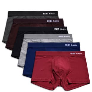 Men's Cotton Underwear Open Front Combed Cotton Boxer Briefs Mid-Rise Loose Boxer Shorts Fashion Large Size Wholesale