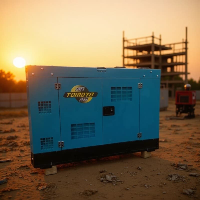 Silent Diesel Generator for Boats/Yachts 25KW Freshwater/Seawater Circulation with Turbocharged Water-Cooled Exhaust Pipe