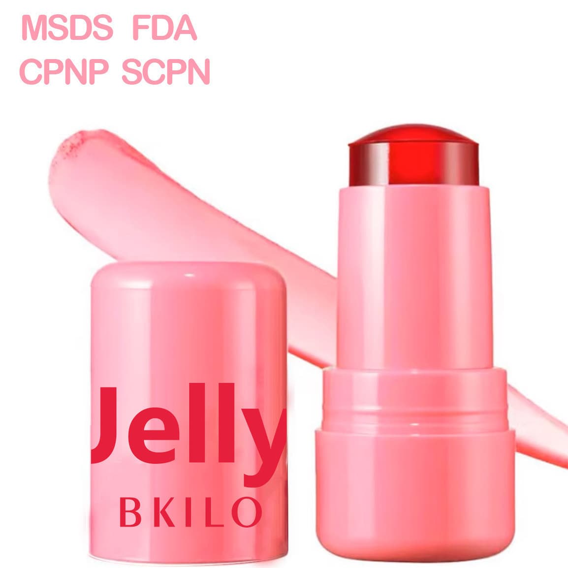TikTok's Popular Cross-Border Jelly Blush Jelly Sunburn Lip and Cheek Dual-Use Set Export Wholesale