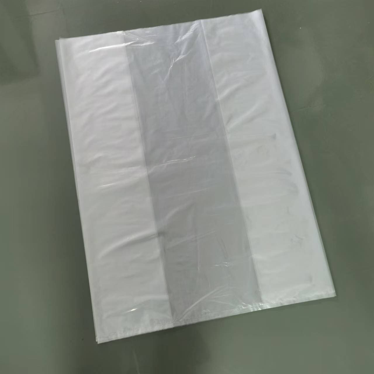 PE bellows bags with flat mouth and square bottom, moisture-proof and dust-proof, for packing large items, high-pressure bags, cross-border supply.
