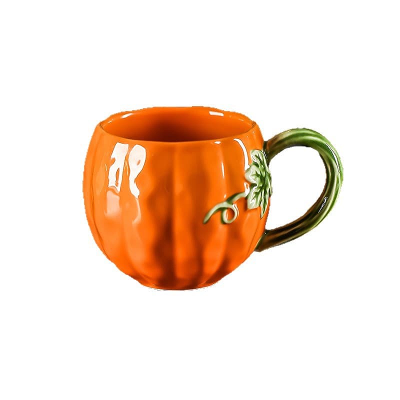 Best-selling Halloween pumpkin mug for home breakfast, office afternoon tea, milk, and coffee; couple cup