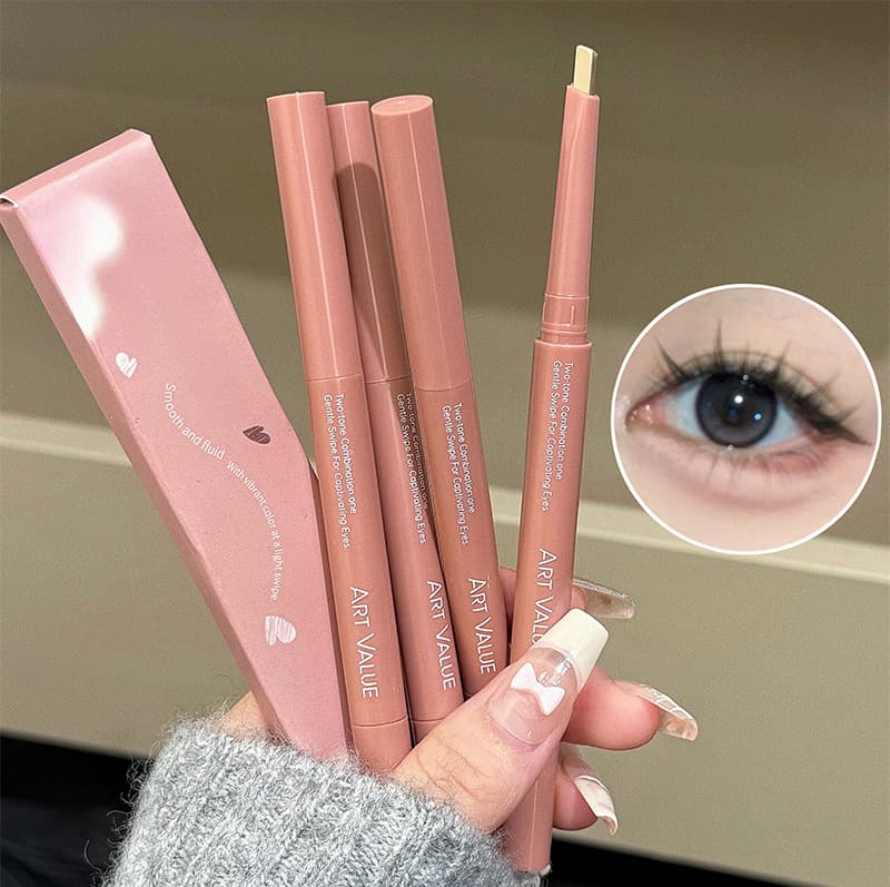 Art Value Heartbeat Dual-Color Under-Eye Enhancer Pen, Fine Lines, Shadow and Brightening All-in-One, Student Cross-Border