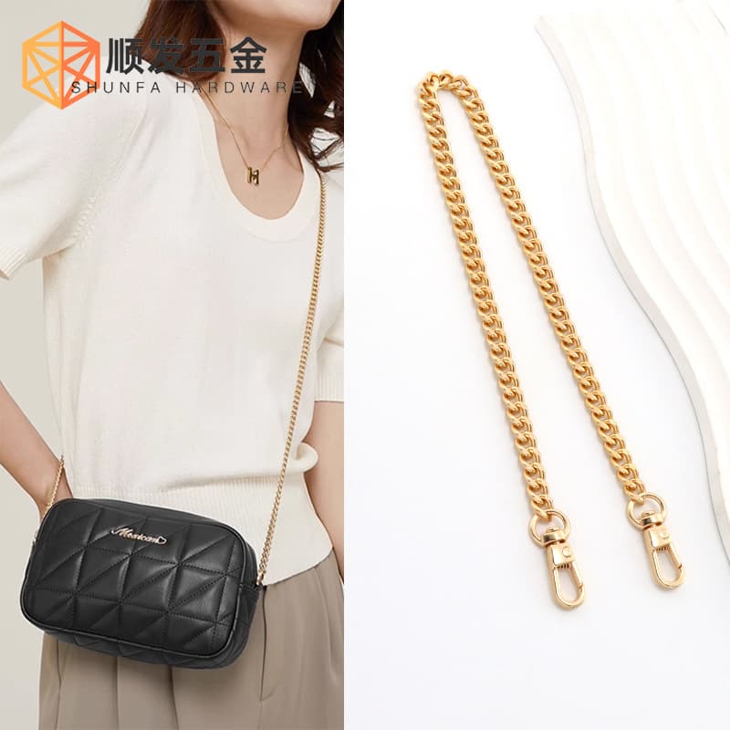 Cross-border Fashion Bag Chains, Trendy Crossbody Straps with Metal Hooks, Ready Stock