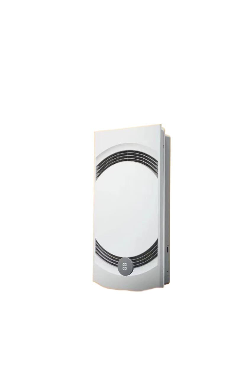 Oupu warm air integrated ceiling bathroom heater with exhaust fan and bathroom light model 6116