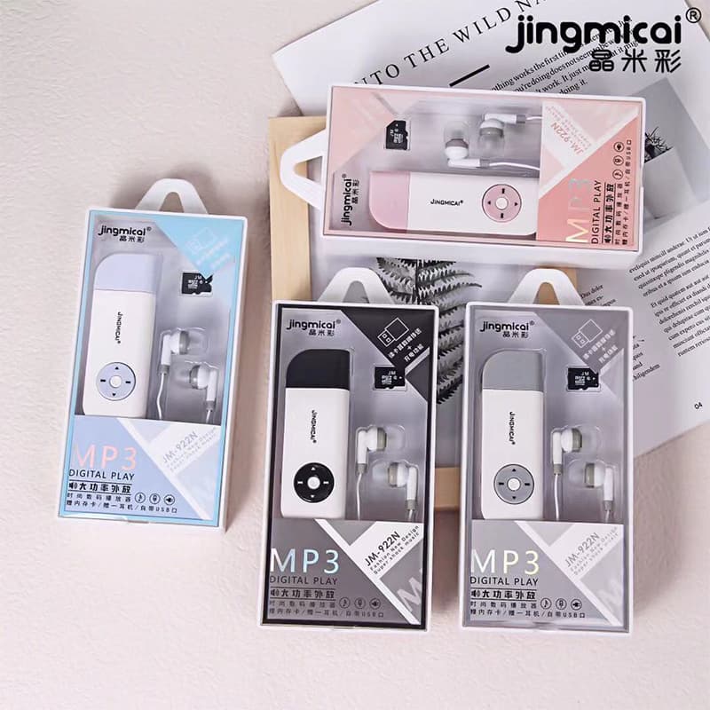 New USB Port In-Ear MP3 with Memory Card Slot, External Speaker, Anytime Learning MP3 Player Wholesale