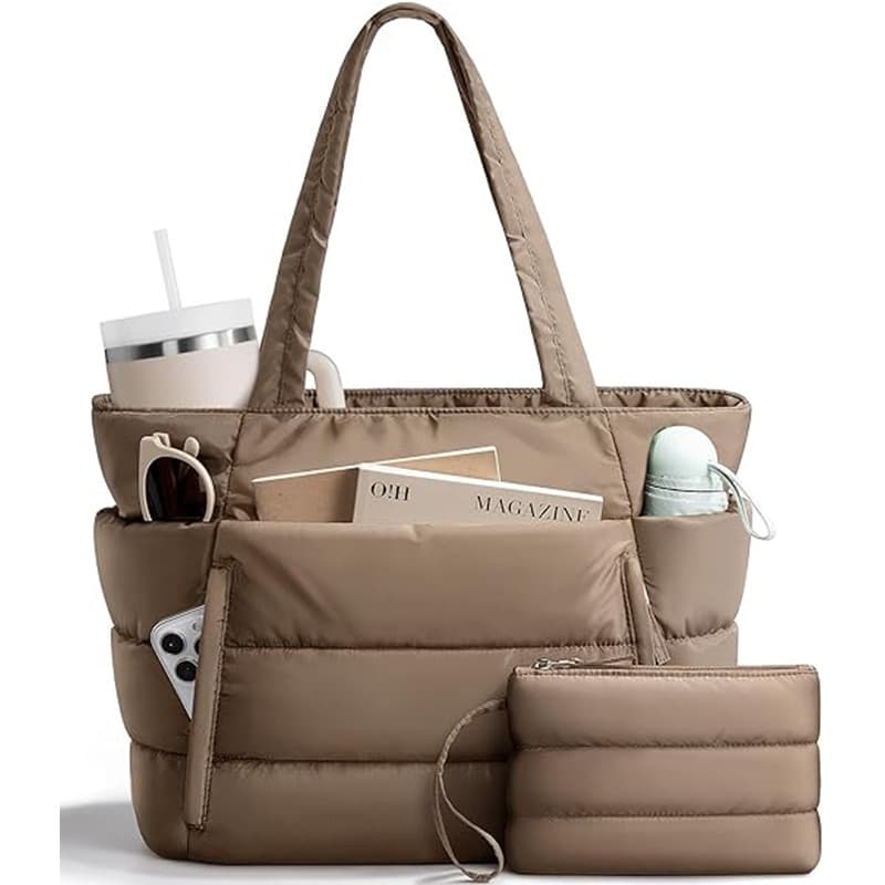 Trendy New Cross-Border Amazon Tote Bag for Women with Multiple Compartments Quilted Handbag Short Trip Travel Duffle Bag Wholesale