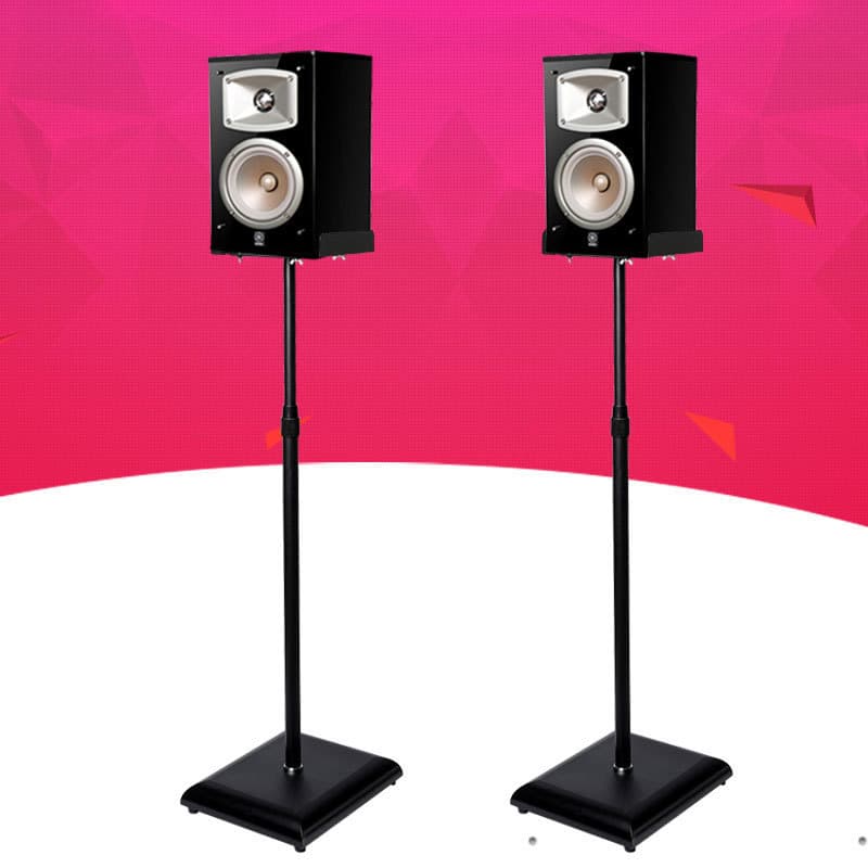 Surround Stand Home Theater Wall Mount Bookshelf Speaker Stand Lift Universal Computer Audio Rack Pair