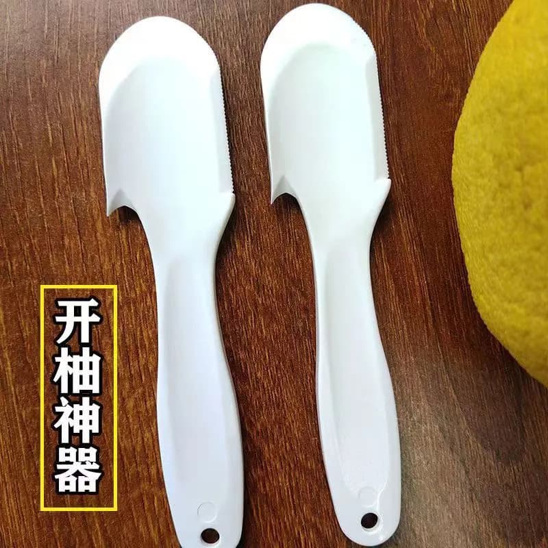 Specialized pomelo peeling knife with quick flesh extraction feature, ultimate citrus opening tool