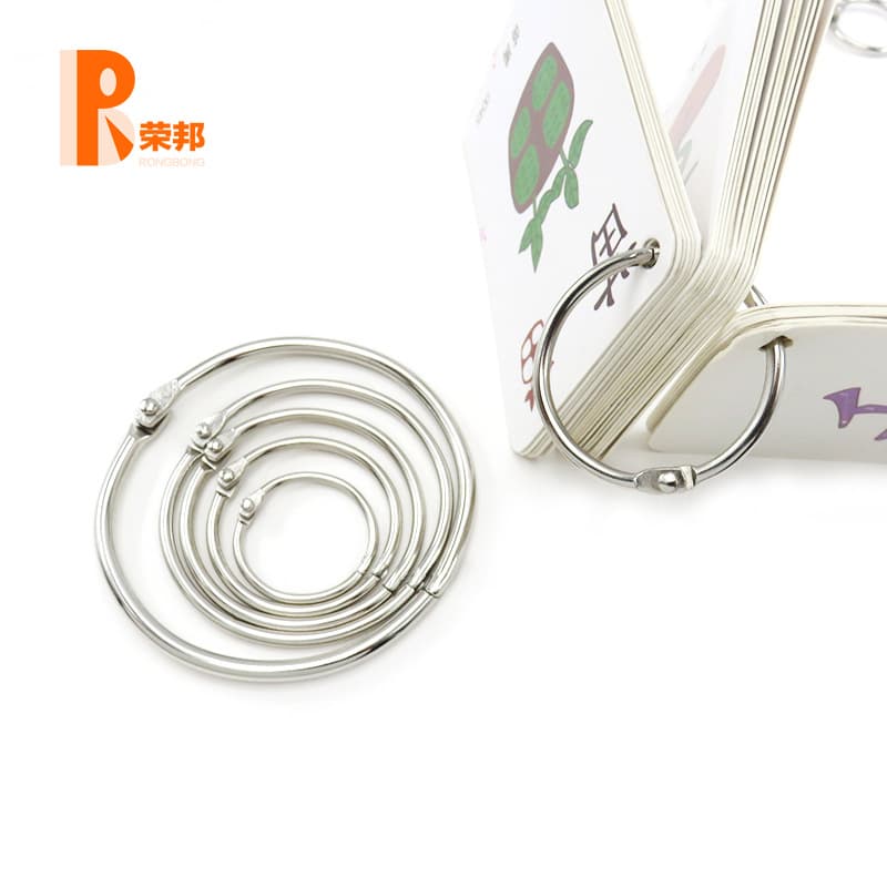 Gold-Plated Book Ring, Card Ring, Activity Ring, Keychain - Full Specifications in Stock, Same-Day Shipping