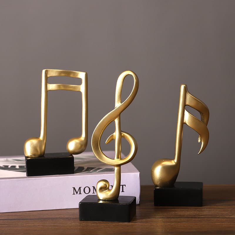Modern Premium Musical Note Piano Ornament, Concert Hall Living Room Wine Cabinet Desktop Music Art Model Home Decoration