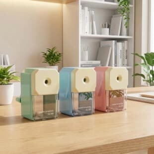 Simple Office Pencil Sharpener Hand-Crank Pencil Sharpener Student Use Children Pencil Sharpener