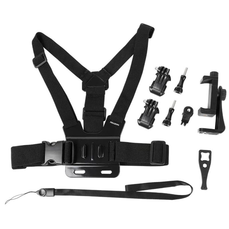 GoPro Action Camera Accessory Kit for GoPro 10/9/8/7, Xiaoyi, SJCAM, DJI Osmo Camera Accessories