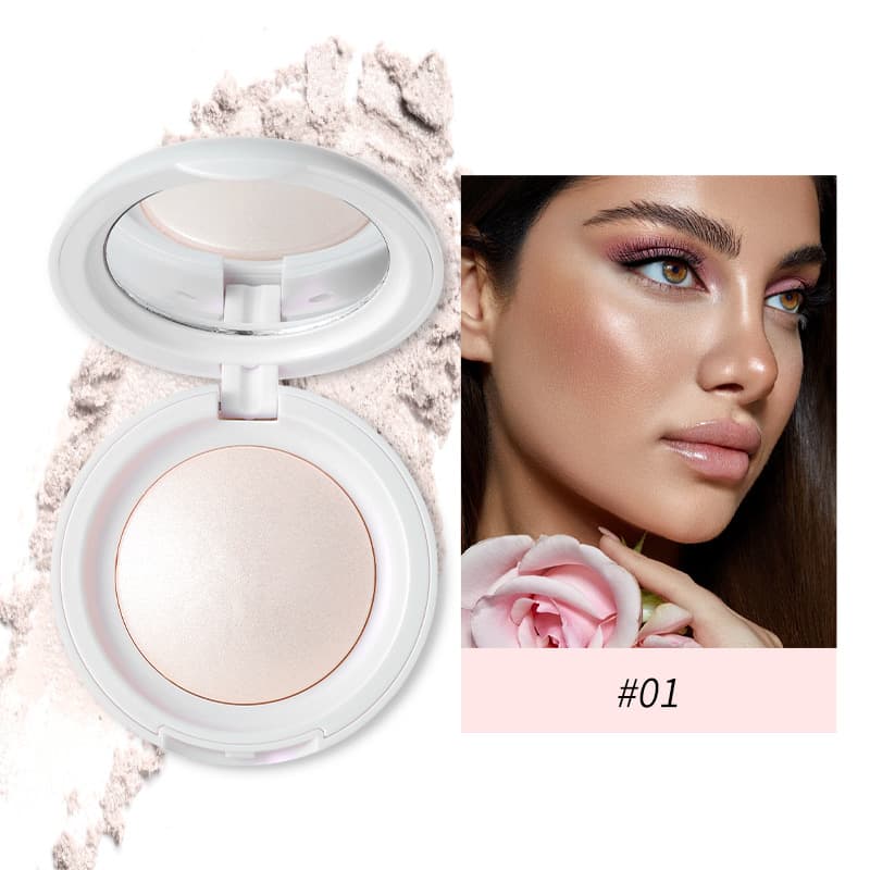 Truth'key Little Bulb Highlight Blush Silky Brightening Three-dimensional Contouring Delicate Natural Three-dimensional Highlighting Powder