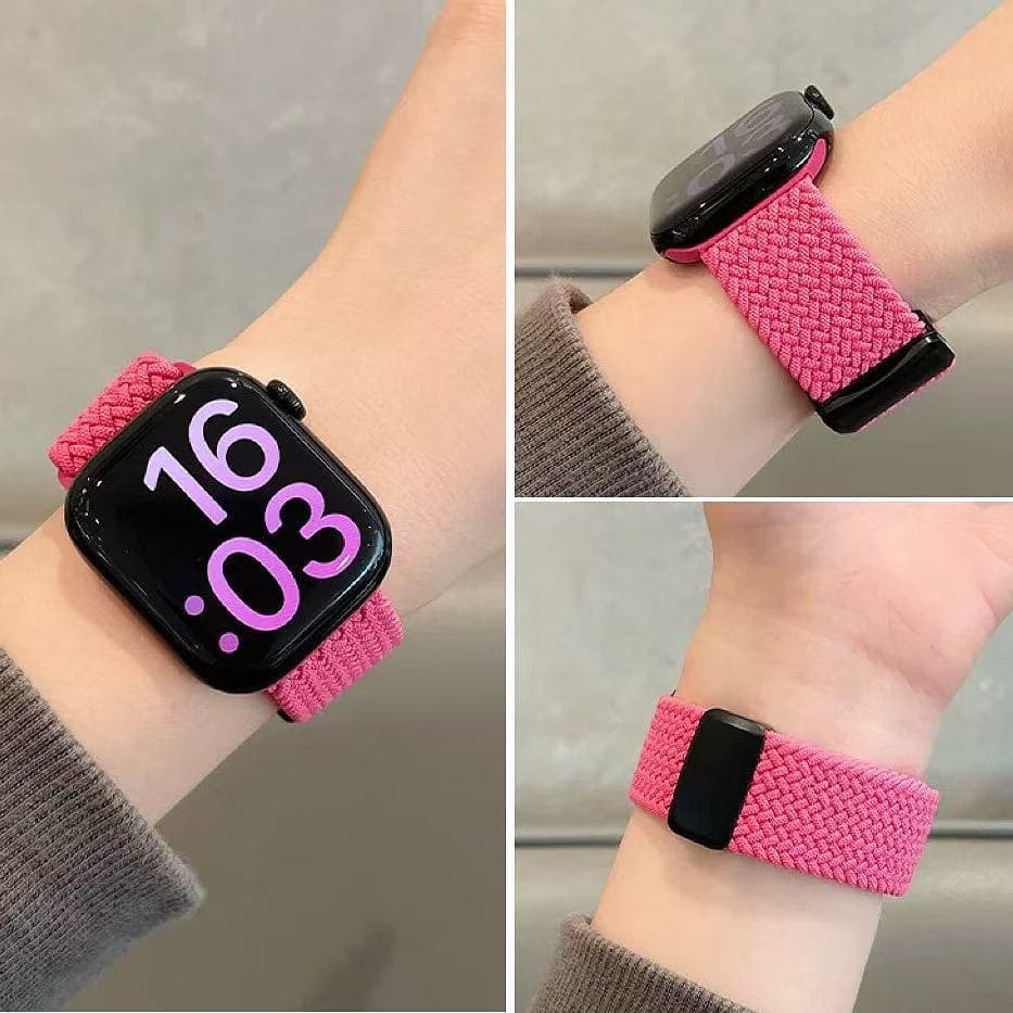 Nylon Braided Magnetic Strap for Apple Watch 11, Apple Watch 10, iWatch 9, 8, SE, Ultra