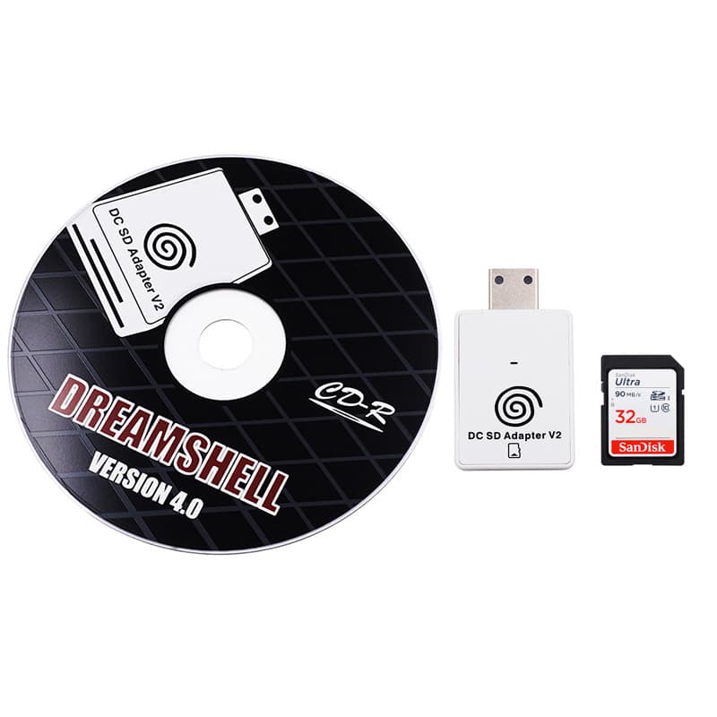 Sega Dreamcast Dc Game Console Sd/tf Card Reader Dreamshell V4.0 Digital Computer Accessories Other Game Console Accessories