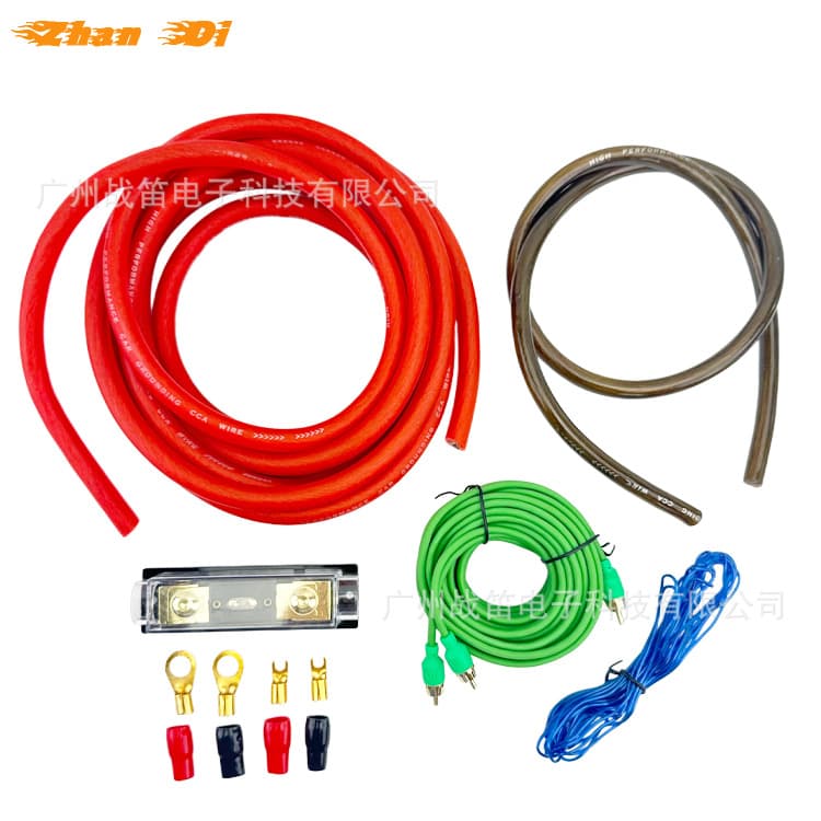 Professional High Quality 0GA Subwoofer Amplifier Cable Kit CCA Car Audio Amplifier Wiring Kit