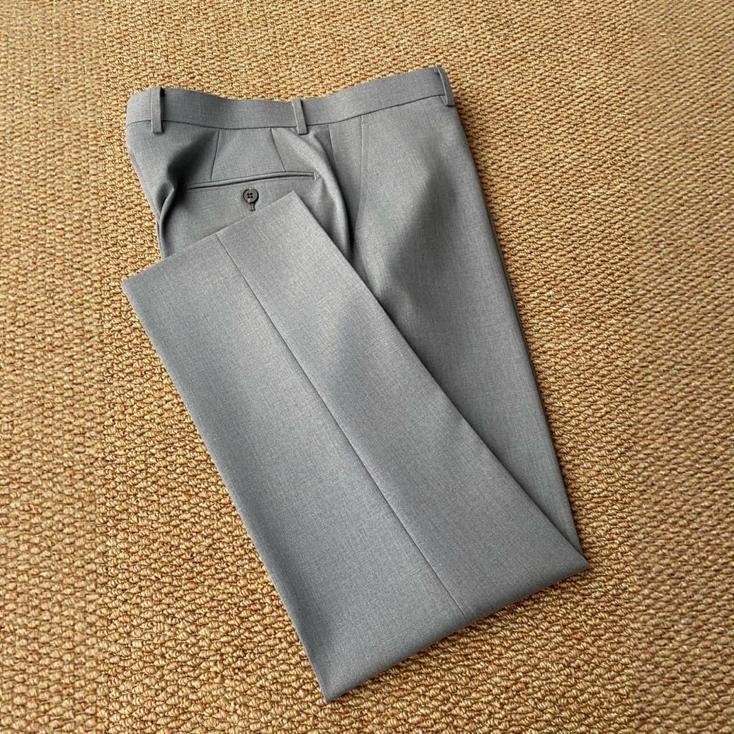 Cross-border Exclusive Men's Summer New Business Formal Gray Suit Style