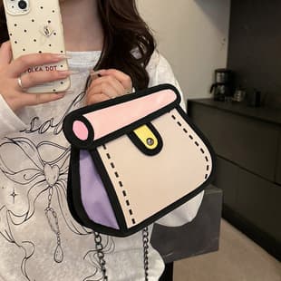 Anime Cartoon Cute Girl Cake Bag 2025 New Chain Crossbody Bag Lightweight Small Bag Women