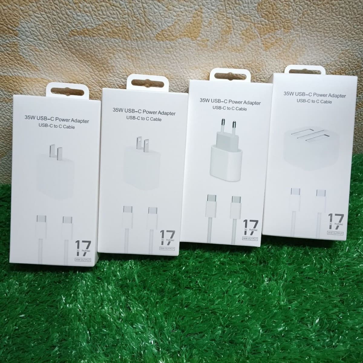 Suitable for 17 Apple PD Cable Charger Head Packaging Box UK Standard Two-in-One Charger Packaging PD 35W Set Box