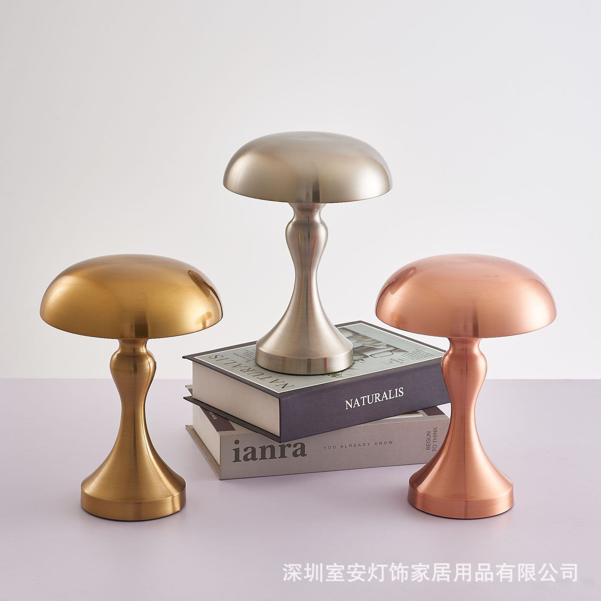 Mermaid Mushroom Lamp Christmas Night Light Holiday Ambient Light Rechargeable Table Lamp Retro Bar Restaurant Bedroom Night Light