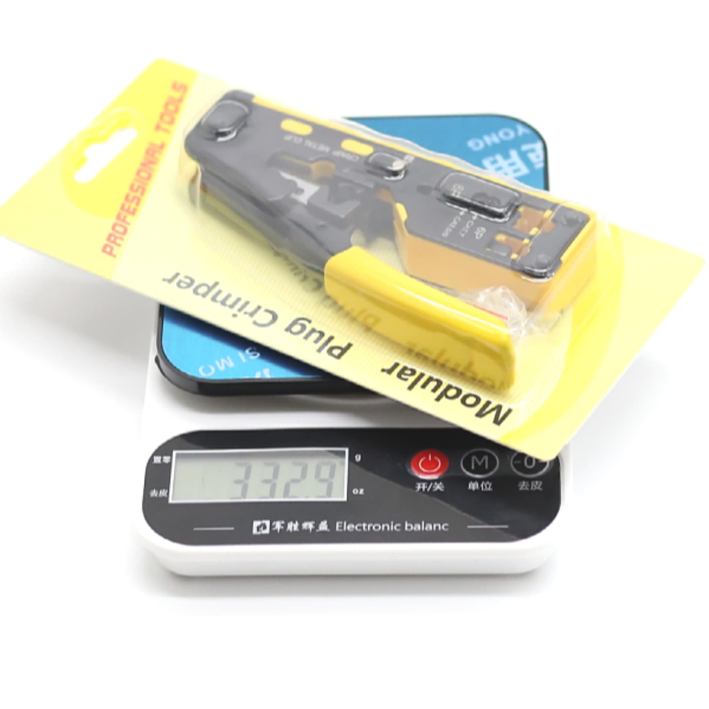 Multifunctional CAT7 Crimping Tool 8P/6P RJ45 Pass-Through Crimper, Stripper, Cutter 3-in-1 Network Tool