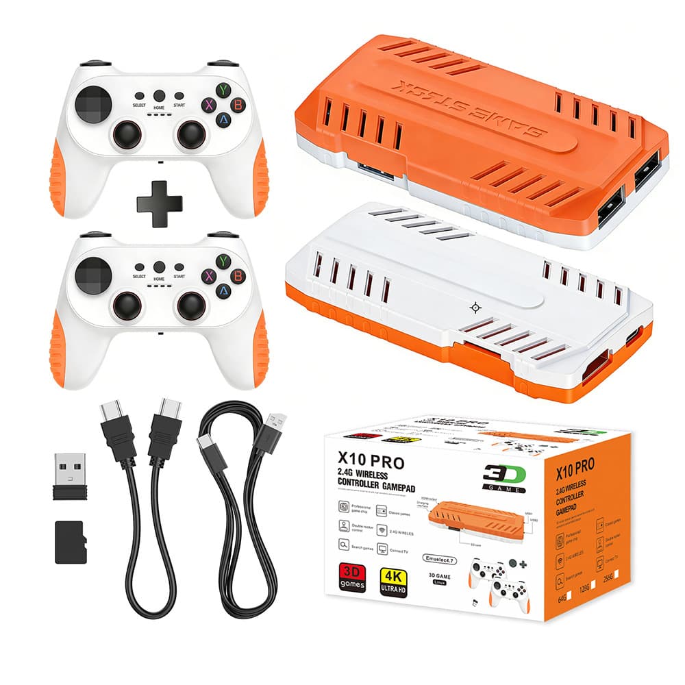 New Cross-Border X10 Pro Game Console 2.4G Wireless Connection TV HDMI HD Home Game Console Arcade