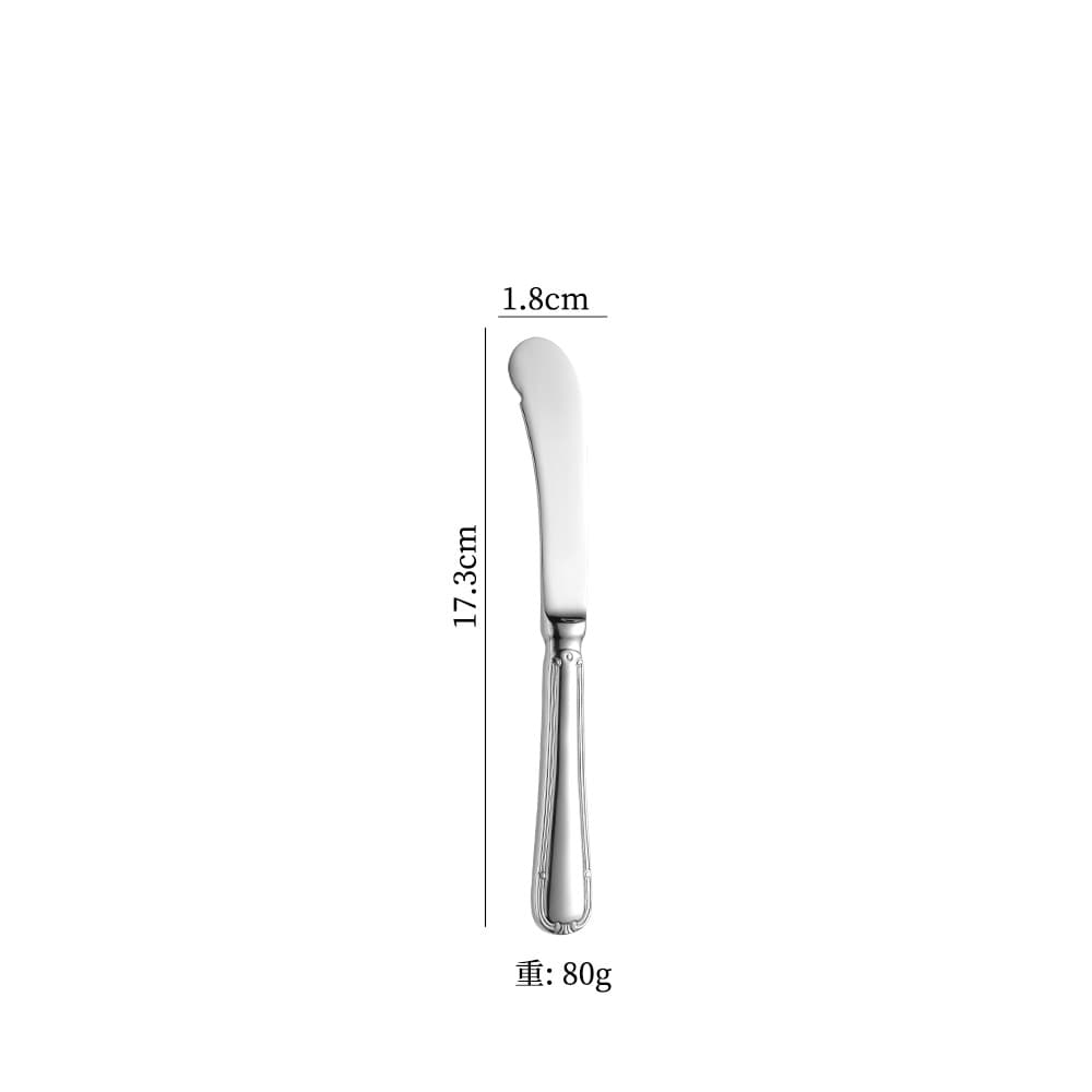 Factory Direct 304 Stainless Steel Cutlery High-End Steak Knife and Fork Set Hotel Luxury Vintage Gold-Trimmed Spoon