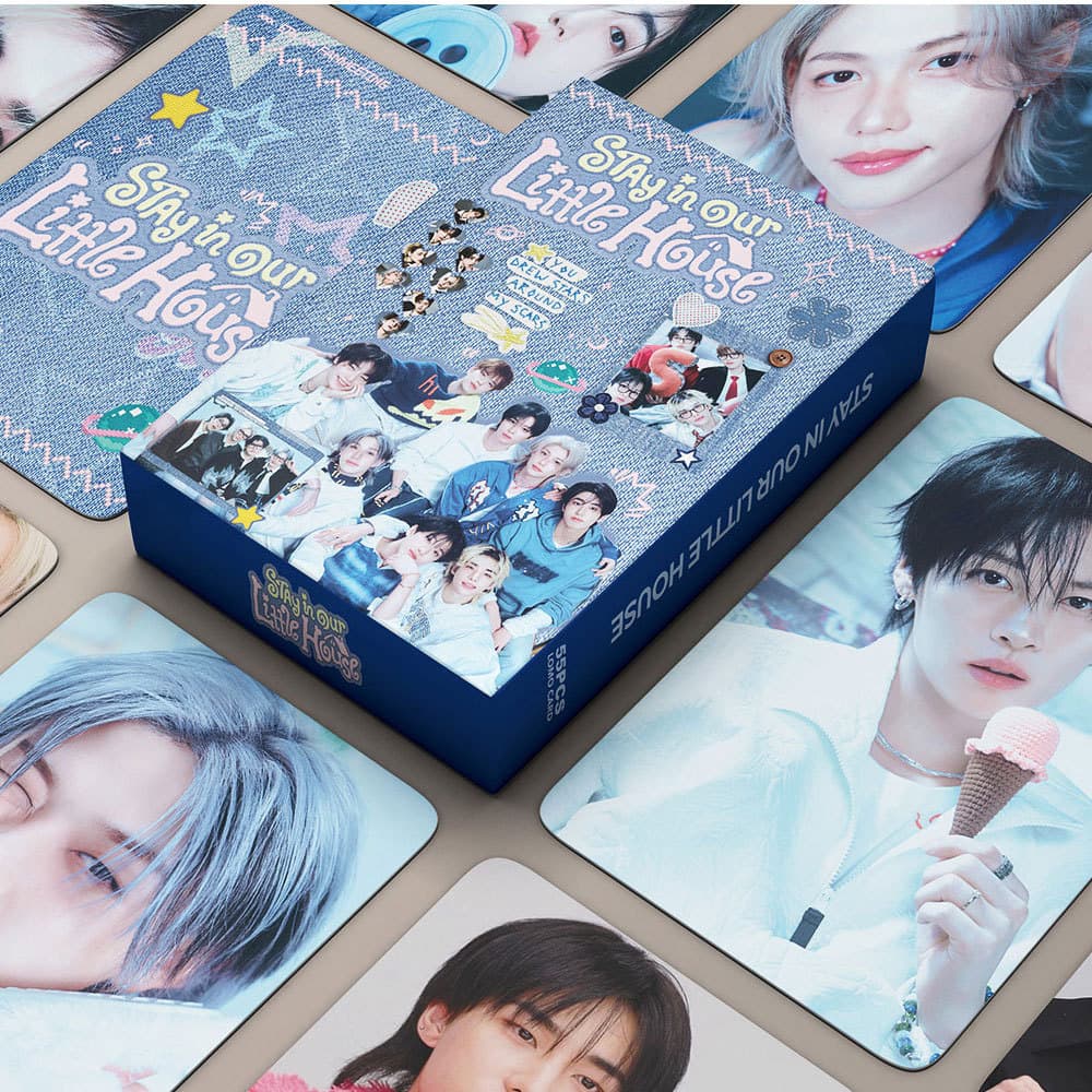 55 KPOP Boy Group SK New Album Stay in Our Little House Support LOMO Card Photo Card