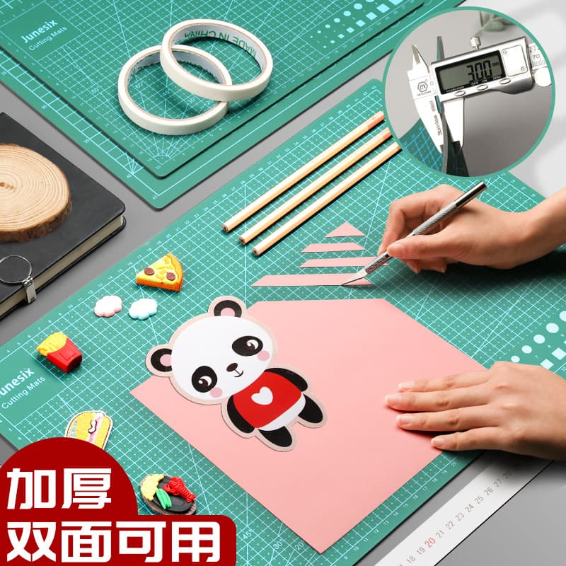 Cutting Mat A3 Large Cutting Board, Handmade Desktop Engraving Board, A4 Student Drawing Art Paper Cutting Work Desk Mat