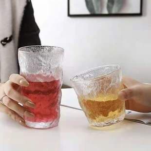 Glacier Glass Water Cup Household New Modern Simple Juice Cup Gift Water Cup Advertising Wholesale Glass Cup