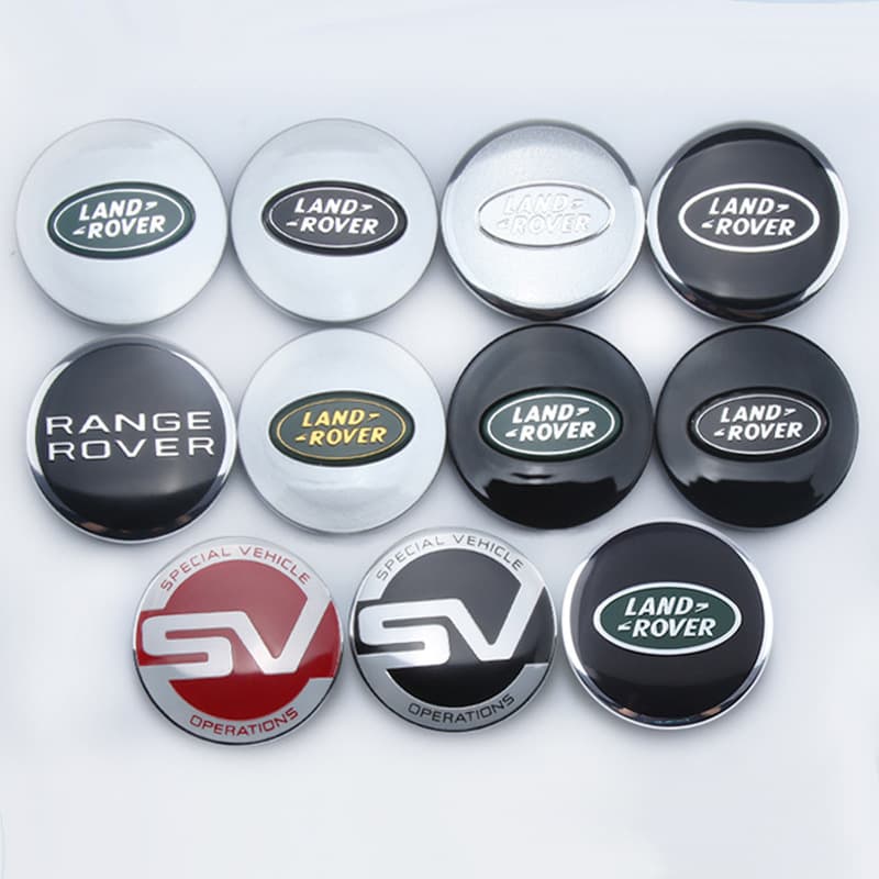 Hubcap center emblem for Land Rover Range Rover Velar, Sport, Evoque, Discovery 3, Freelander 2