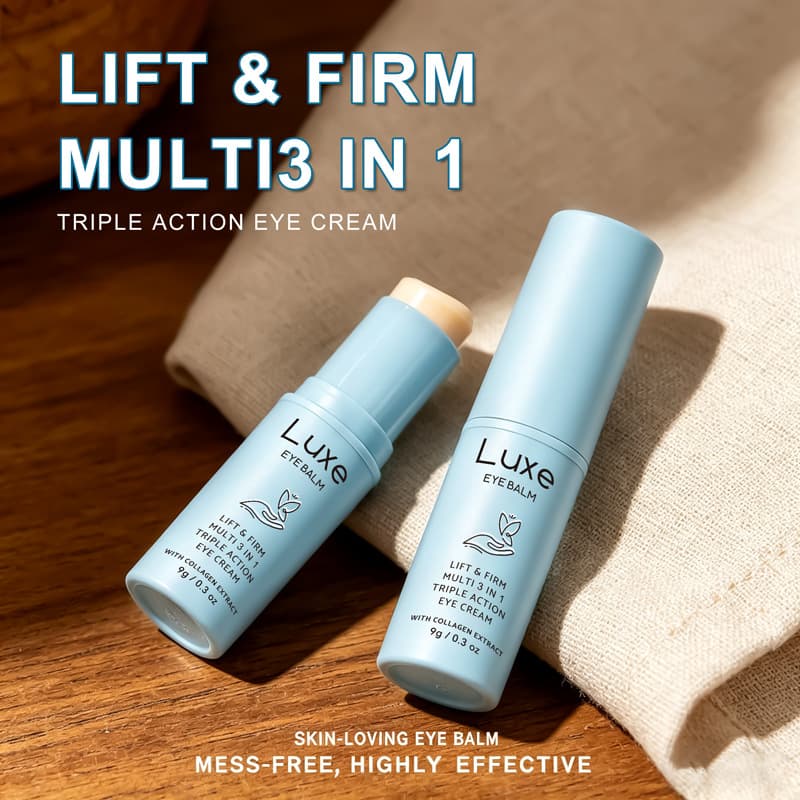 Cross-border exclusive LUXE Blue Eye Stick LUXE EYE BALM Hydrating and Soothing Eye Cream English Packaging In Stock