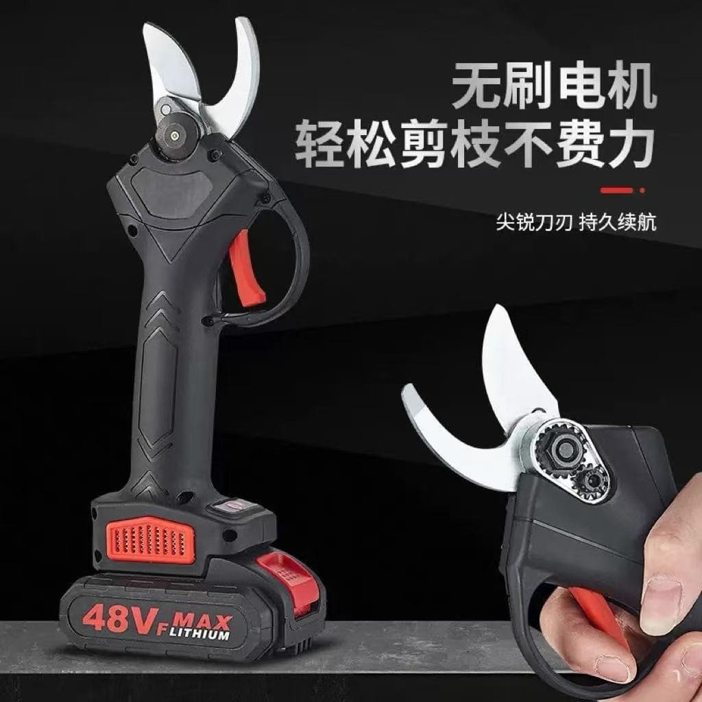 Garden handheld gardening garden electric scissors lithium battery pruning shears electric pruners rechargeable fruit tree thick branches