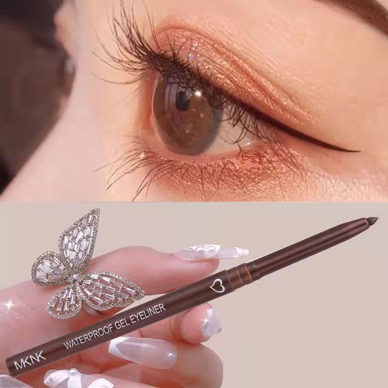 Cross-border MKNK 6-color automatic colored smooth waterproof eyeliner gel pencil, easy to apply for beginners.
