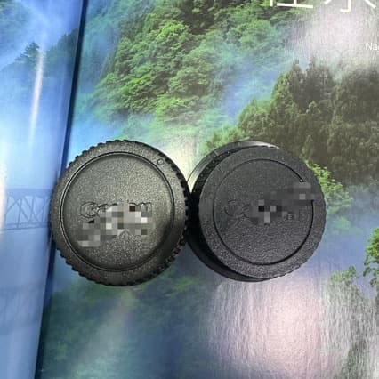 Suitable for Canon 550D600D650D700D5D2 5D360D760D SLR body cap + lens back cover