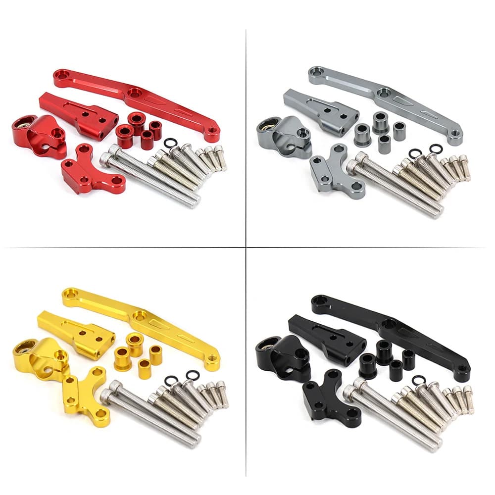 Honda CB650R 2018-2024 Steering Damper Bracket Motorcycle Handlebar Stabilizer Installation Kit