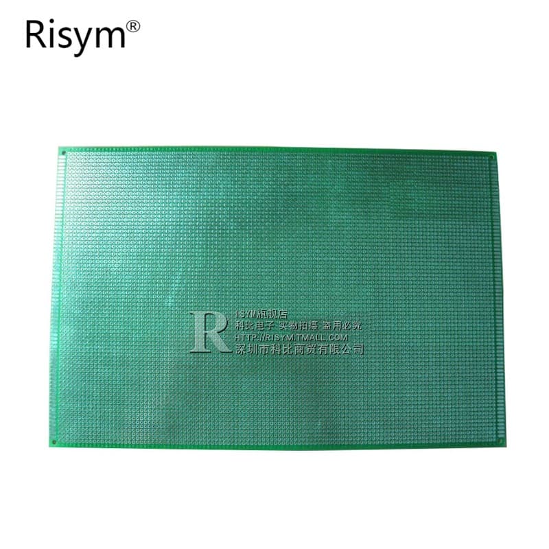 Risym Single-sided Tin-plated PCB, High-quality Fiberglass Board, 20*30cm, 1.6mm Thickness, Perfboard, Experiment Board