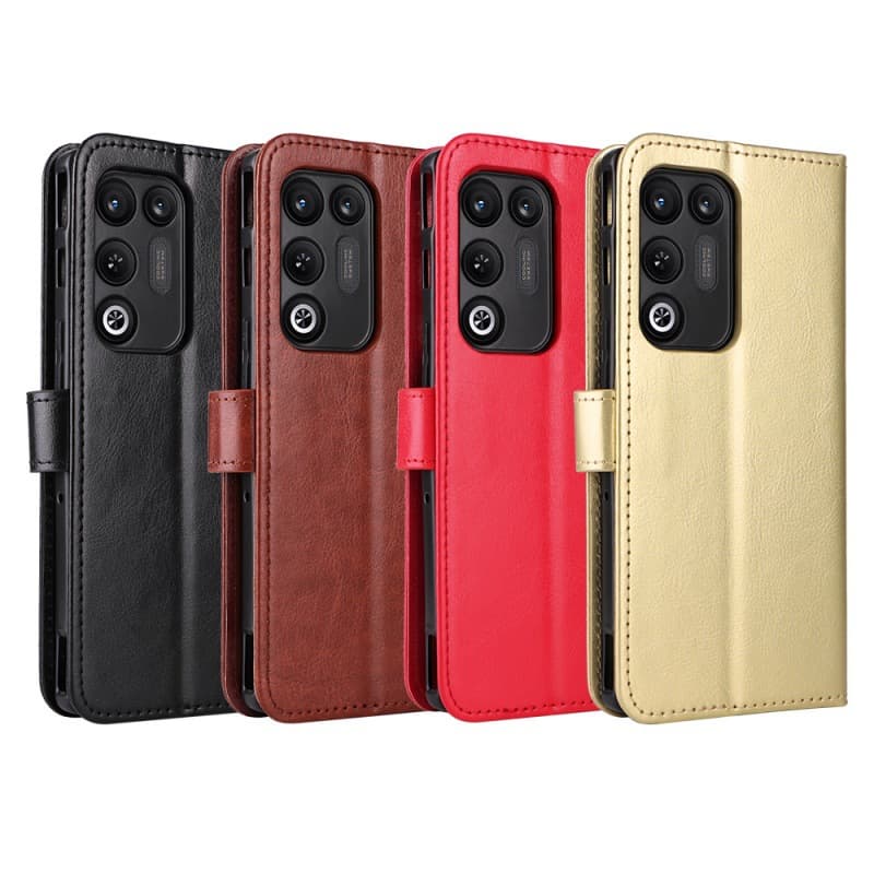 Compatible with RedMagic 11 Air / ZTE nubia RedMagic 11 Air Phone Case Crazy Horse Pattern Leather Flip Cover
