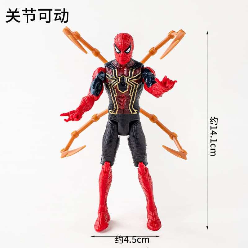 Superhero Spider Cake Decoration Figurine for Boys Kids Birthday Party Cartoon Baking Topper Accessory