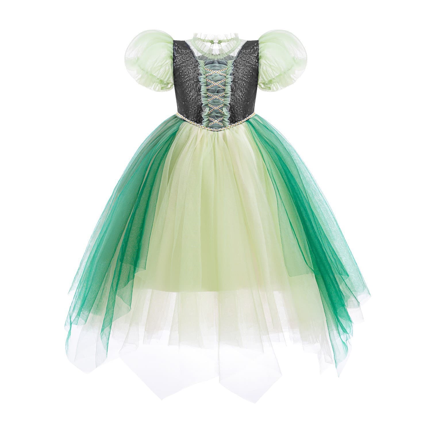 Girls Princess Anna Dress Elsa Dress Elsa Cosplay Dress
