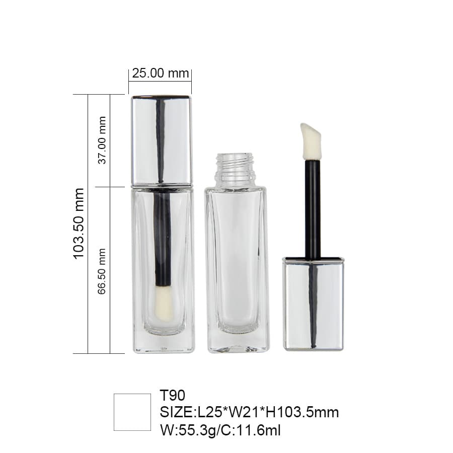 Diao same sample universal round lip glaze lip gloss empty tube packaging material can be customized for processing