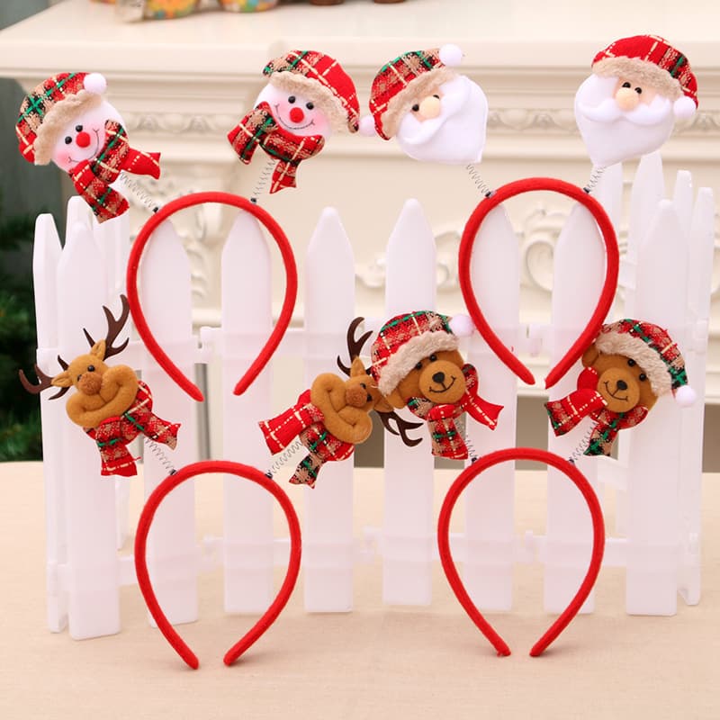 New Christmas headbands, headbands, hairbands, children's gifts, Christmas party supplies, Christmas decorations