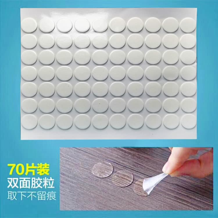 In-Stock Transparent Acrylic Round Double-Sided Tape 20MM, Special Adhesive for Car Ornaments, Waterproof No-Residue Dot Adhesive