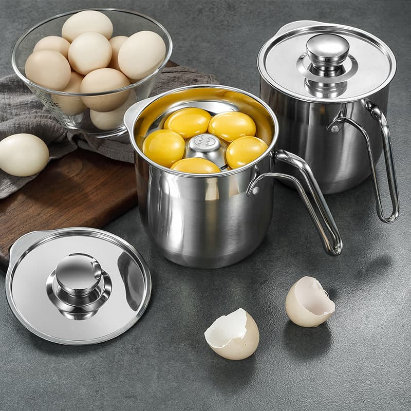 Cross-Border Hot-Selling 304 Stainless Steel Egg White Separator with Container Egg Separator Household Baking Tool Egg Separator