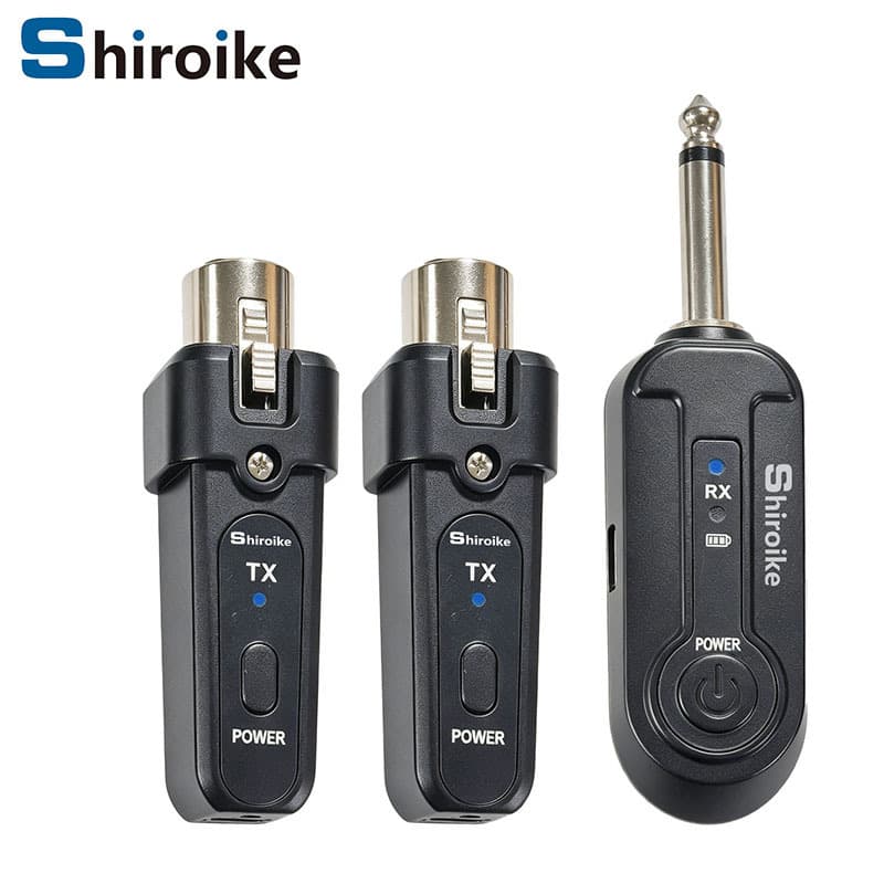 Instrument Guitar Microphone Hand Grenade Dynamic Wired to Wireless Microphone System Transmitter Receiver Microphone Amplifier
